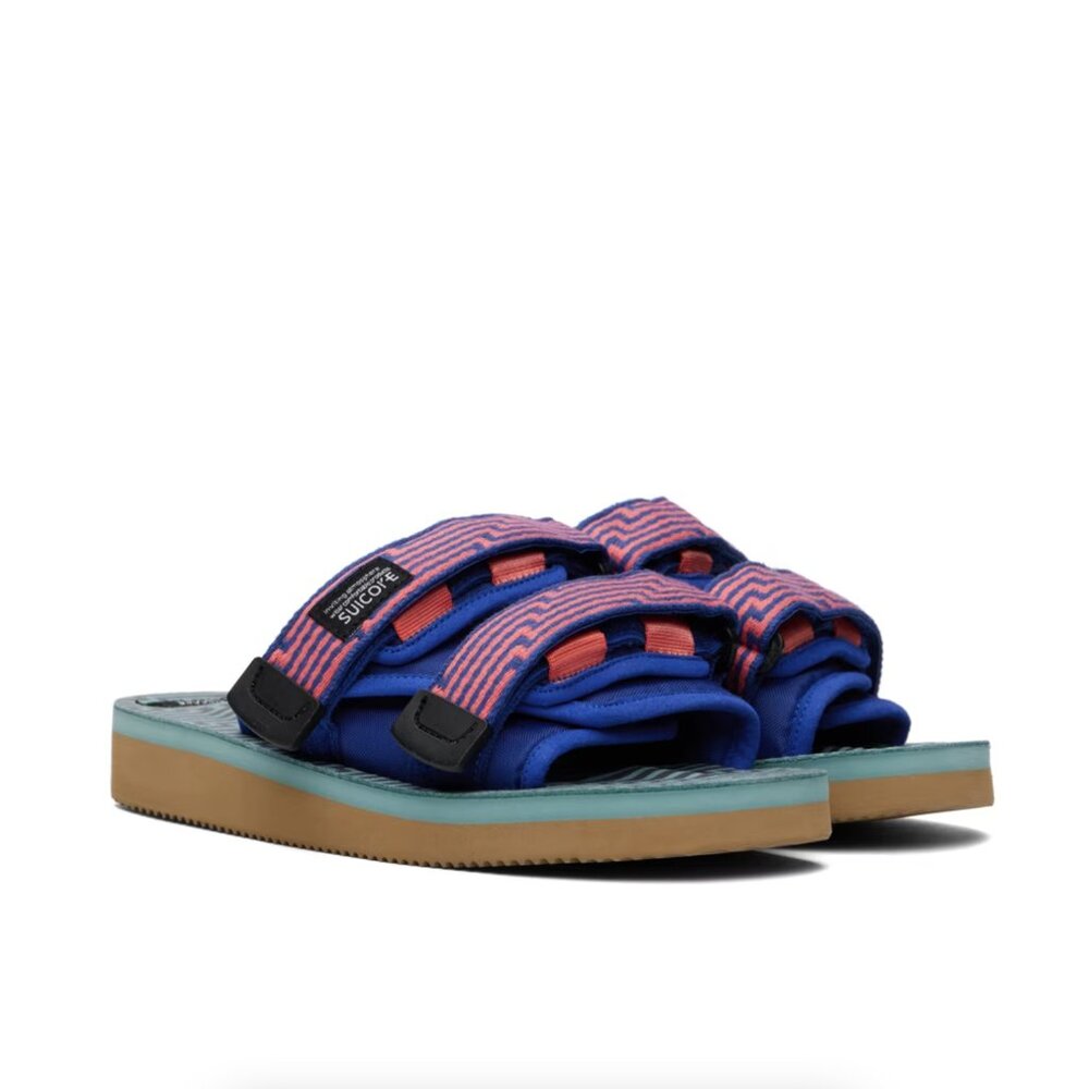 (NWOT) SUICOKE - Blue & Orange MOTO-JC01 Sandals - Size 11 - Picture 2 of 11